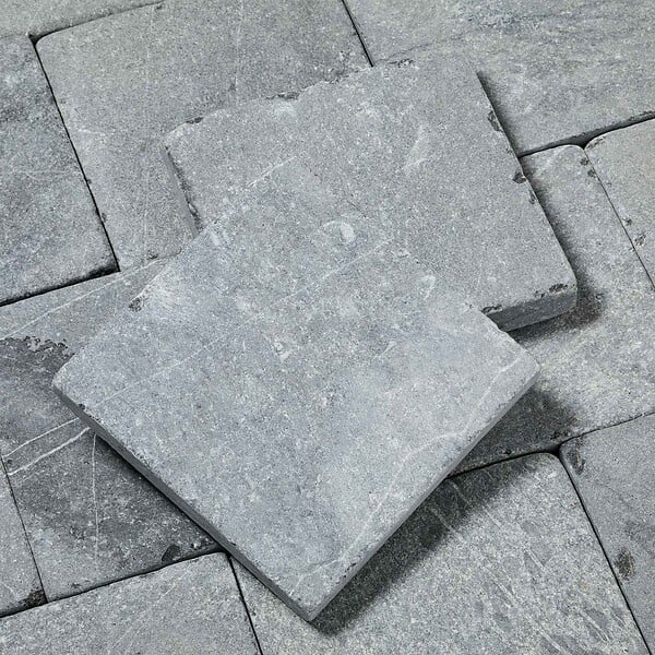 RO'MA NATURE - Pavé Pierre Bleue du Vietnam 15x15x2 cm (vendu au m² - 45 pavés/m²) - large