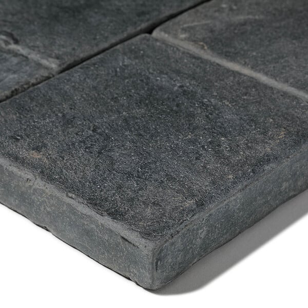 RO'MA NATURE - Pavé Ardoise Gris 15x15x3 cm (vendu au m² - 45 pavés/m²) - large