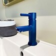 ESSEBAGNO - Luisa mitigeur lave-mains bleu eau chaude et froide - vignette