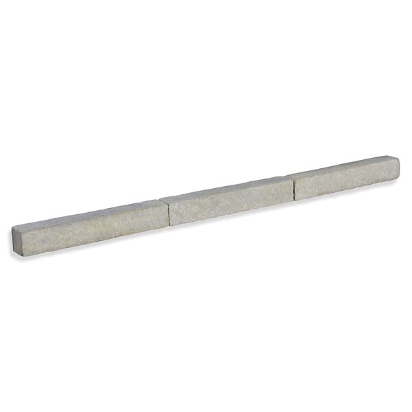 RO'MA NATURE - Bordure de jardin Pierre de l'Atlas Beige 50x8x8 cm (lot de 5 bordures soit 2,5 mètres) - large