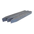 RO'MA NATURE - Piquet pour bordure Plastique Recyclé Gris 40x4x4 cm (lot de 30 piquets) - vignette