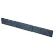 RO'MA NATURE - Bordure de jardin Ardoise Noire Vieillie 30x10x3 cm (lot de 65 bordures soit 19,5 mètres) - vignette