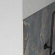 AURLANE - Jeu de 2 Profilés de finition en Aluminium Or Brossé pour Panneaux Muraux - 10x5x2100 mm - vignette
