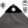 GT MARKET - Bâche de protection grise ultra résistante - 260 g/m² - 4 x 5 mètres - vignette