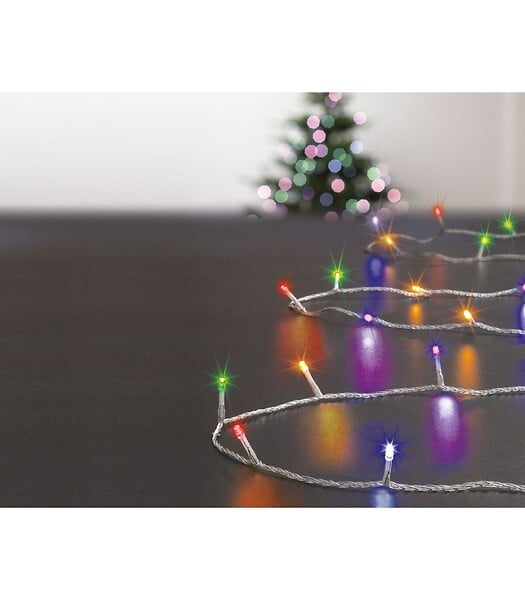 FEERIC LIGHTS & CHRISTMAS - Guirlande Lumineuse Extérieur 20 mètres 200 LED Multicolore 8 jeux de lumière - large