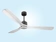 PURLINE - Ventilateur de plafond Réversible  Thermostat Dimmable Wifi Moteur à courant continu Toits en pente Télécommande Lumière à trois tons Hypersilence Mémoire - vignette