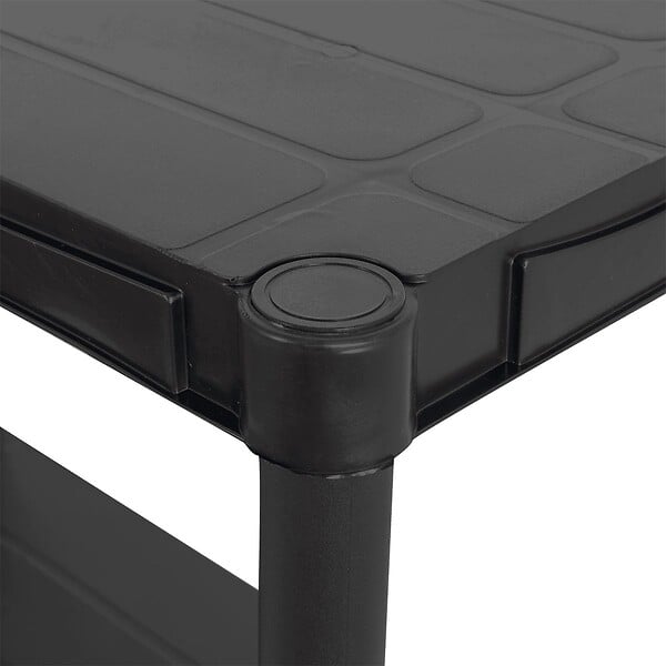 ITOOLS - Etagère résine noire 5 tablettes L61xP31xH172 cm Charge 30kg par tablette ITOOLS - large