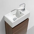 STANO - Meuble lave-main salle de bain design SIENA largeur 40 cm noyer - vignette