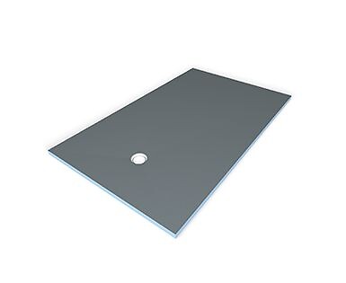 WEDI - Receveur à carreler FUNDO PRIMO écoulement excentré - Receveur carré à écoulement excentré 1500 x 1500 x 40 mm - large
