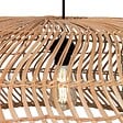 M.CEZARE - Abat-jour pour suspension Eugénie en bambou - ⌀ 80 cm - marron - vignette