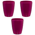 GT GARDEN - Lot de 3 pots pour orchidées avec réserve d'eau - Orchidea pourpre 2 litres - vignette