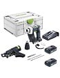 FESTOOL - Visseuse pour plaquiste FESTOOL DURADRIVE DWC 18-4500 HPC 4,0 I-Plus (2 x 4,0 Ah HPC-ASI TCL 6 Systainer SYS3 M 187) - vignette