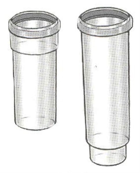 UBBINK - Conduit de fumée PPTL Ø 80 CHEMILUX - Longueur : 1000 mm - large