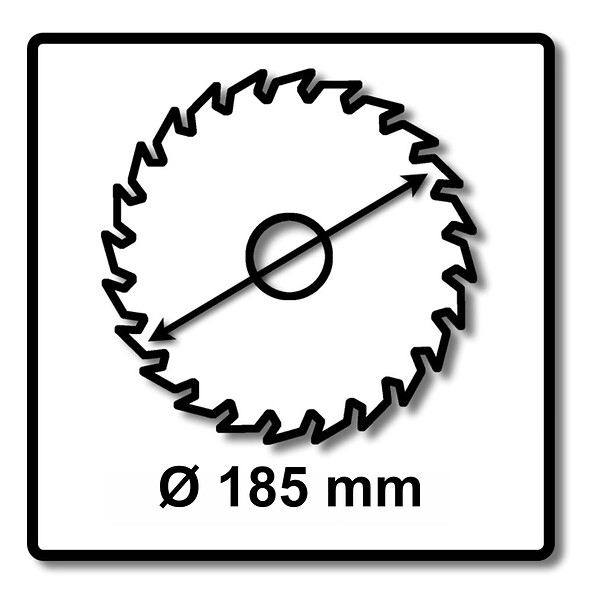 MAKITA - Lames carbure "Specialized" pour bois avec clous, pour scies circulaires MAKITA - large