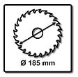 MAKITA - Lames carbure "Specialized" pour bois avec clous, pour scies circulaires MAKITA - vignette