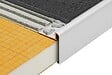 SCHLUTER - Profilé de finition RONDEC-STEP - Coloris: alu anodisé brossé - hauteur: 12,5mm - longueur: 2,50ML - vignette