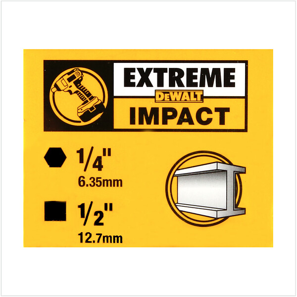 DEWALT - Adaptateur DEWALT DT7508-QZ pour boulonneuses à chocs - large