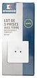 MC KENZIE - Prise 16A 2P+T Simply - Blanc - Lot de 5 - vignette