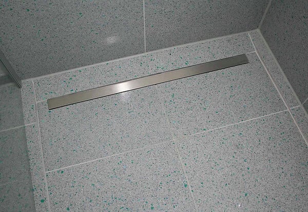 WEDI - Barrette de finition Wedi Fundo 900mm inox standard surface brossée - large