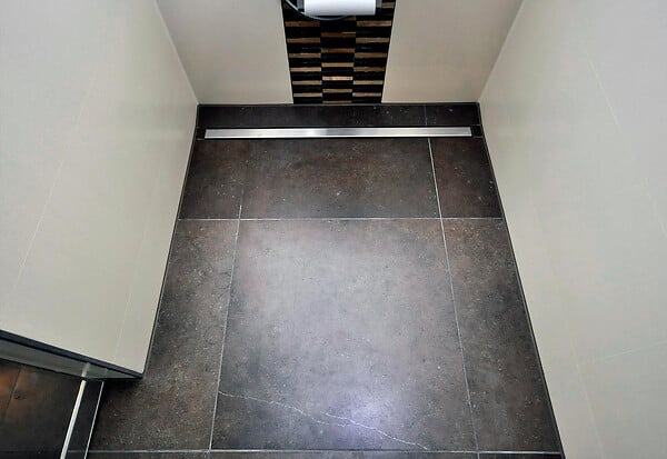 WEDI - Barrette de finition Wedi Fundo 900mm inox standard surface brossée - large