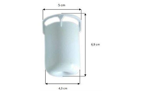 NICOLL - Ensemble siphon à grille pour vidage de receveur de douche - Grille siphon ( grille inox + panier plastique) - large