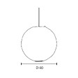 COREP - Suspension papier lama Corep BALL D40cm. - vignette