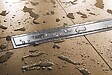 SCHLUTER - Kit grille / cadre 19mm pour caniveau de douche à l'italienne KERDI LINE A - Longueur: 900 mm - vignette