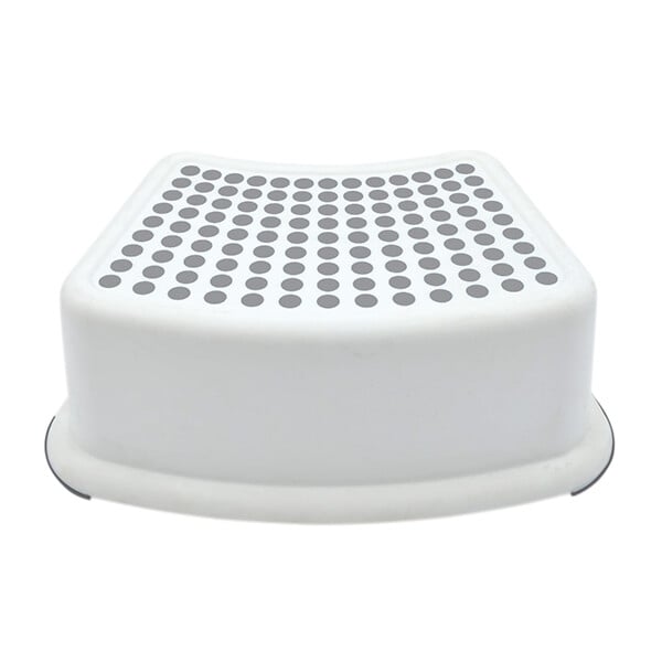 MSV - Marche Pied Blanc Picots Gris - large