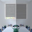 VOUNOT - Lot de 2 Store enrouleur jour nuit double 55x150cm Gris - vignette