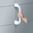 SPIRELLA - Spirella Barre de redressement ou dappui PROF Acier Inox 30cm Blanc - vignette