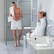 SPIRELLA - Spirella Barre de redressement ou dappui PROF Acier Inox 80cm Blanc - vignette
