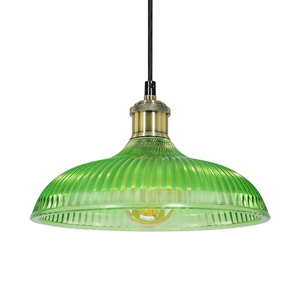C-CREATION - Suspension Pamina 282275 en verre vert - large