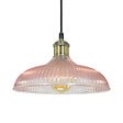 C-CREATION - Suspension Pamina 282675 en verre rose - vignette