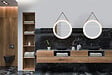 MP GLASS - Miroir led barber chene d.60 cm - vignette