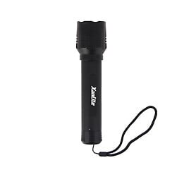 XANLITE - Torche métal LED, 1500 Lumens , 3 modes d'éclairage, piles incluses - large