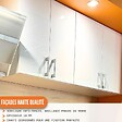 CUISINEANDCIE - Cuisineandcie - Meuble haut de cuisine Eco Blanc Brillant 2 portes L 60 cm - vignette