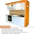 CUISINEANDCIE - Cuisineandcie - Meuble haut de cuisine Eco Blanc Brillant 2 portes L 60 cm - vignette