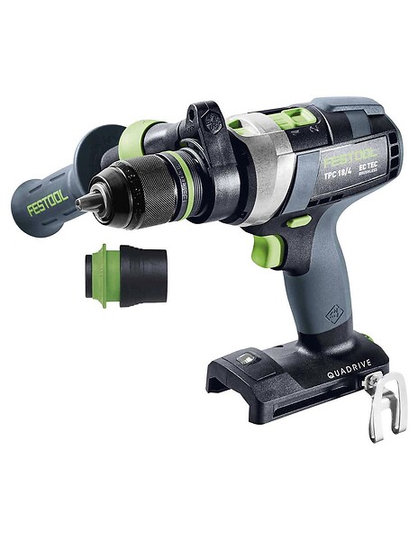FESTOOL - Perceuse à Percussion FESTOOL QUADRIVE TPC 18/4 I-Basic (Machine seule Systainer SYS3 M 187) - large