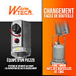 WARM TECH - Chauffage de terrasse au gaz 13Kw avec roues - vignette