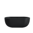 STANO - Baignoire îlot design ovale LISBON noir mat 150 cm - vignette
