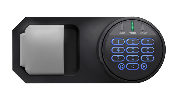 MASTER LOCK - Coffre-fort sécurité, à combinaison électronique - Format L - large