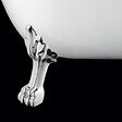 ROGIER & MOTHES - Baignoire sur pieds rétro CHELSEA Blanche 154 cm Pieds de Lion Chromés - vignette