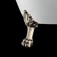 ROGIER & MOTHES - Baignoire sur pieds rétro CHELSEA Blanche 154 cm Pieds de Lion Bronze jaune vieilli - vignette