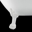ROGIER & MOTHES - Baignoire sur pieds rétro CHELSEA Blanche 154 cm Pieds de Lion Blancs - vignette
