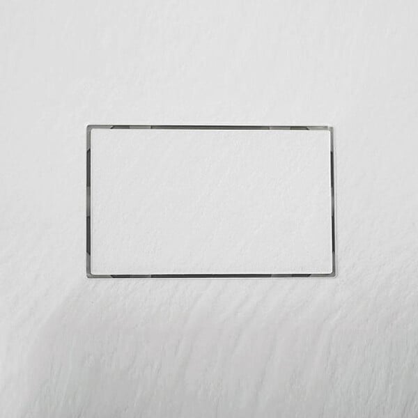 STANO - Receveur de douche 80 x 100 cm extra plat blanc PIATTO en SoliCast® surface ardoisée - large