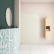 AICA SANITAIRE - AICA Panneau mural de douche couleur ivoire 120x210cm Panneaux muraux salle de bain habillage mural aluminium - vignette