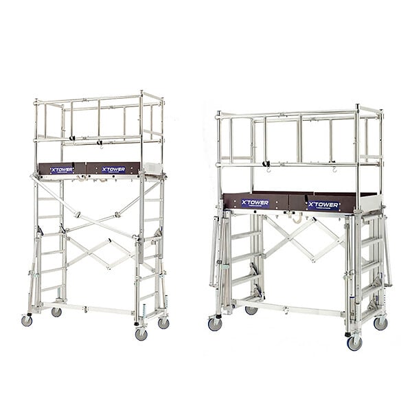 TUBESCA COMABI - Echafaudage Roulant X'tower 2m00 Plancher (4m00 Travail) - large