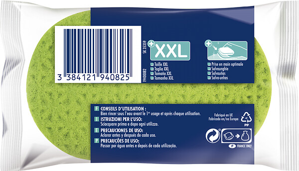 CENTRALE BRICO - Eponge salle de bains cellulose SPONTEX EXPERT Xxl - large