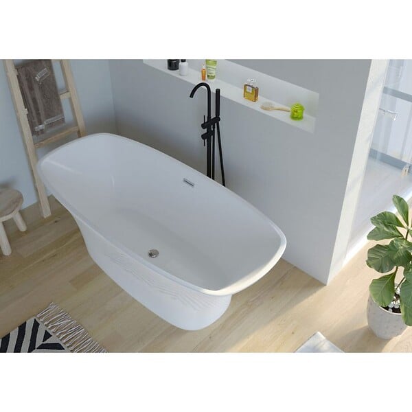 DISTRIBAIN - Baignoire îlot Lizarra - 170x78x60 cm - large