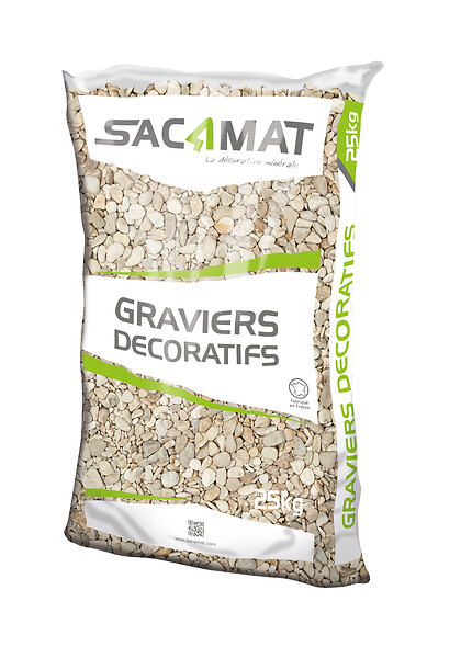 SACAMAT - Graviers Jaune de la Marne - 5-15mm - 25kg - large